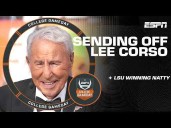 Lee Corso's FINAL SHOW ❤️ 'LSU wins the National Championship' 👀