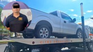 Policías sorprenden a conductor con placas de papel en Guadalupe