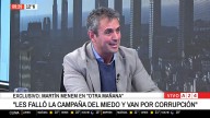 Martín Menem: "Pongo las manos en el fuego por Karina y Lule"