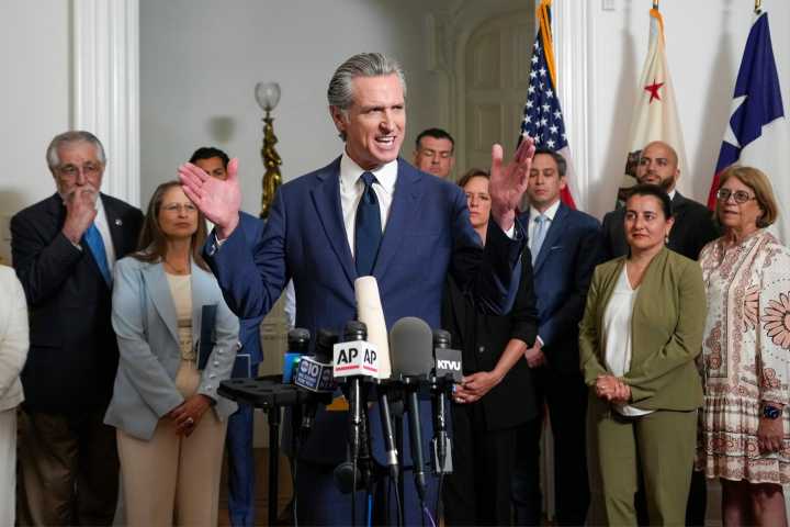 Newsom to make announcement on redistricting after threat to end Trump's presidency