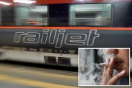 Man survives death-defying cling to 130-mph train during smoke break that went wrong