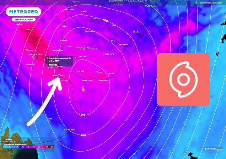 El temporal del martes 19 podría dejar caer toda la lluvia normal de agosto en solo 24 horas sobre Buenos Aires