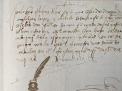 Coleccionistas ofertaban el manuscrito firmado por Hernán Cortés