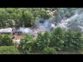 Drone 4 gives aerial look at damage left behind from St. Louis County Explosion