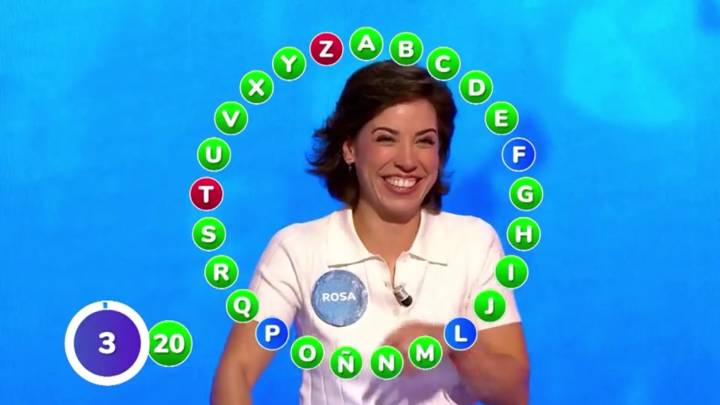 Rosa se toma con humor su derrota en 'El Rosco' de 'Pasapalabra'