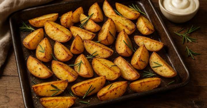 Cómo hacer papas crocantes al horno con un secreto muy simple y en pocos minutos