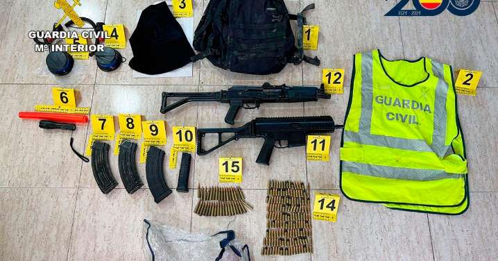 Desmantelado un grupo criminal dedicado a realizar 'vuelcos' de droga en la Región de Murcia