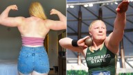 WWE legend Brock Lesnar's daughter Mya flexes muscles as she sends clear 6