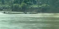 Video: Armada Nacional fue atacada con canoa bomba en el río Guaviare; no se reportaron heridos