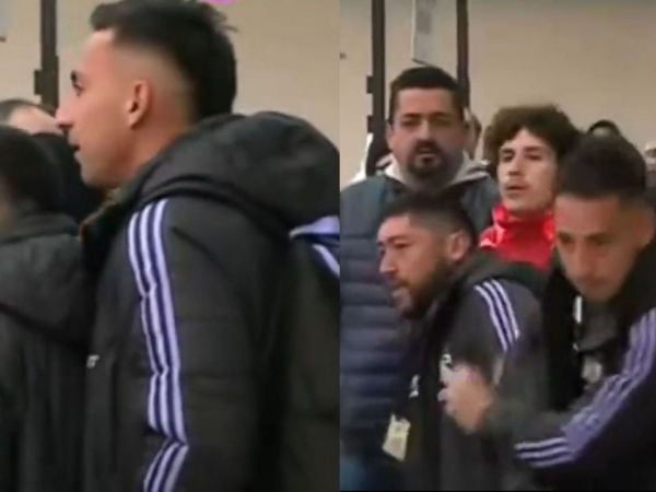 "Me quiso pegar": Javier Correa tuvo un cruce en zona mixta del estadio Monumental