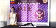“El Masa” no pudo correr velozmente y fue detenido por el BTI Delta