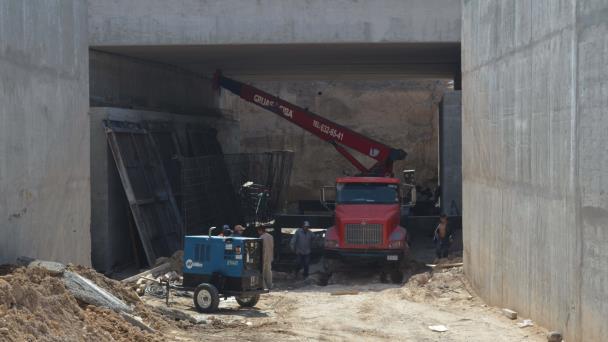 Avance del 80% en la construcción del par vial de la colonia Occidental en Frontera