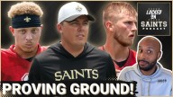 SHOWDOWN: New Orleans Saints' QB Battle HEATS UP as Spencer Rattler, Tyler Shough Face Rams TEST