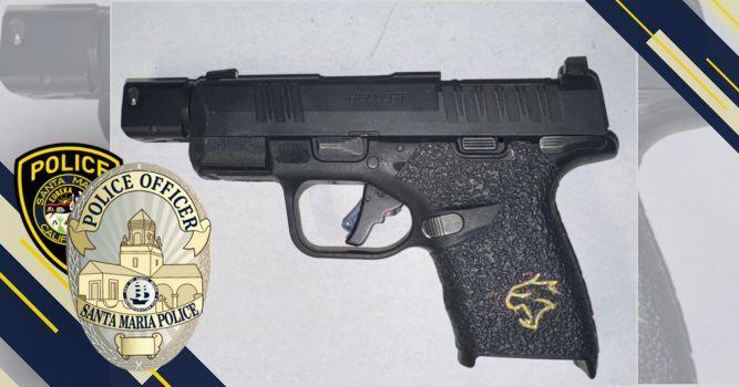 Tip results in arrest for vandalism, possession of loaded firearm