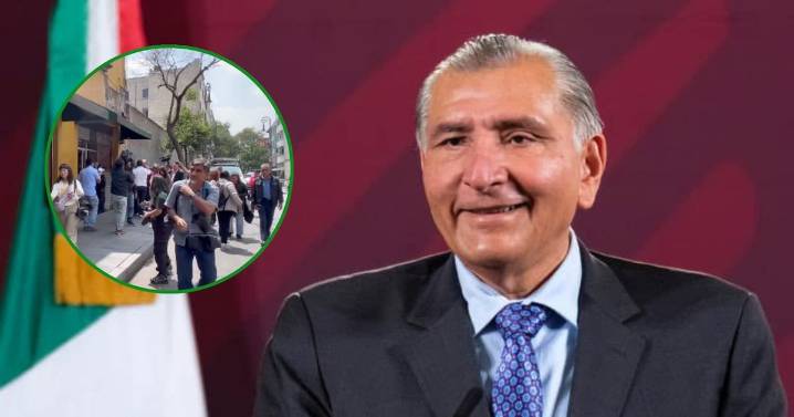 “¡Ese de La Barredora!”: Ciudadano le grita a Adán Augusto López mientras caminaba por el Centro Histórico