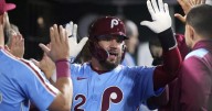 Schwarber's historic night leads Phillies rout over Braves