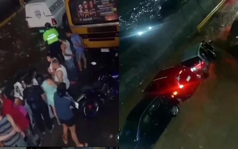 Motorizado murió arrastrado por corriente de agua en Caracas