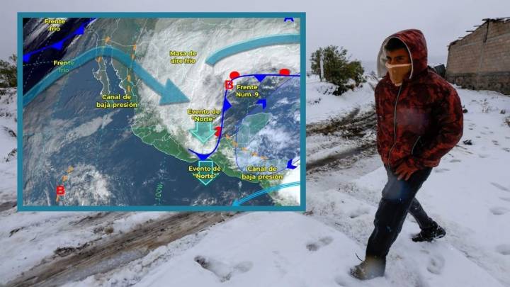 ¿Cuándo inicia la temporada de frentes fríos en México?
