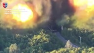 Ucrania vuela dos puentes en Rusia usando minas del enemigo y drones 'low cost'