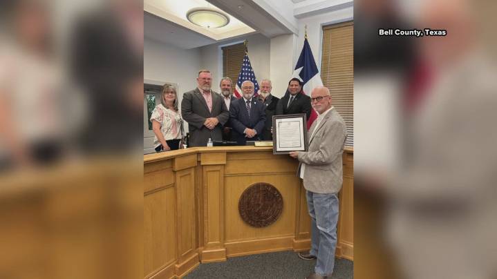 Bell County Commissioner's Court declares Aug. 18 as 'Dirk Aaron Day' in honor of longtime water district manager
