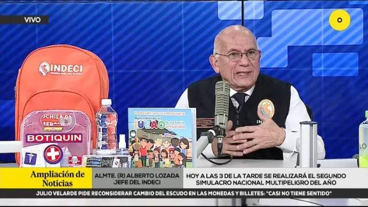 Jefe de Indeci: “Los que sobreviven a un desastre no son los más fuertes, sino los que están preparados”