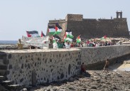 Protesta en Arrecife contra el genocidio en Gaza