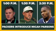 Micah Parsons introductory press conference with Packers