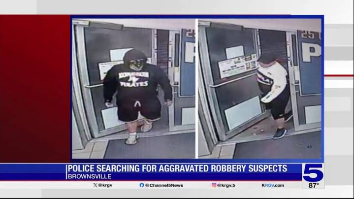Brownsville police seeking aggravated robbery suspects