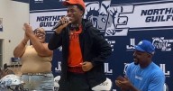 Aaryn Tate of Northeast Guilford a Campbell football commit