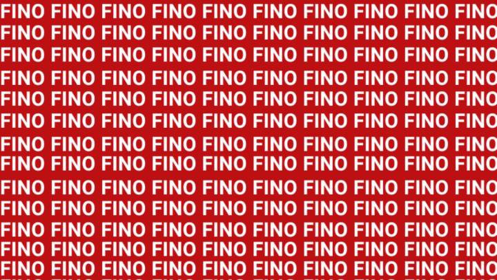 Solo una persona muy atenta puede encontrar la palabra 'FILO' en menos de 5 segundos