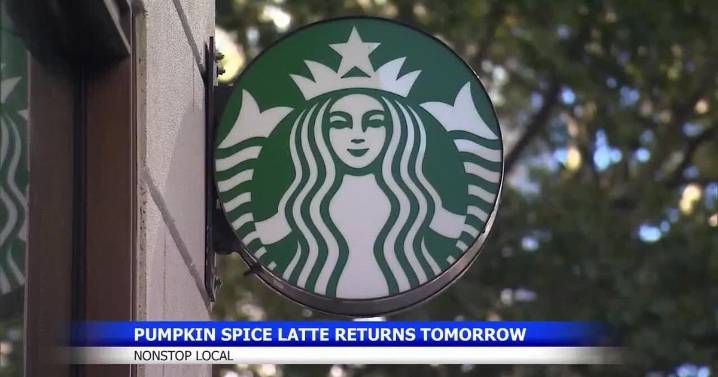 Pumpkin spice returns to Starbucks nationwide on August 26