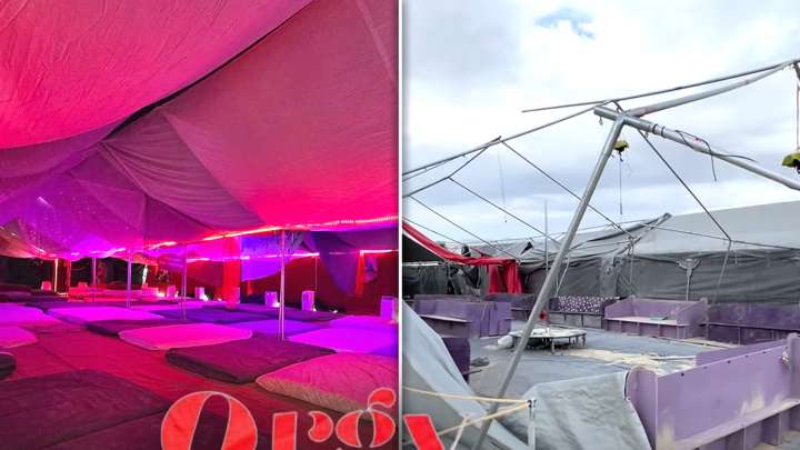 Burning Man's Orgy Dome Destroyed by Dust Storm