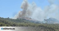Conato de incendio en El Pinar: el Ayuntamiento herreño pide no salir del pueblo y varios medios aéreos actúan en la zona