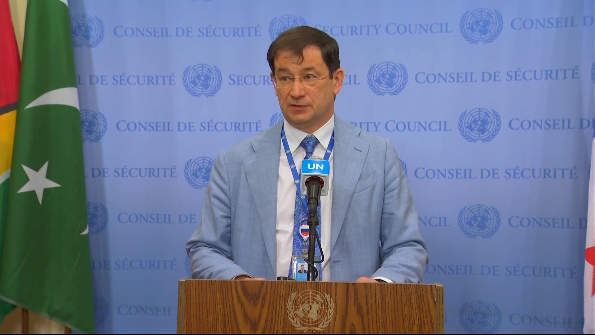 Top Russian envoy at UN hopeful crucial talks on ending war in Ukraine will yield positive results