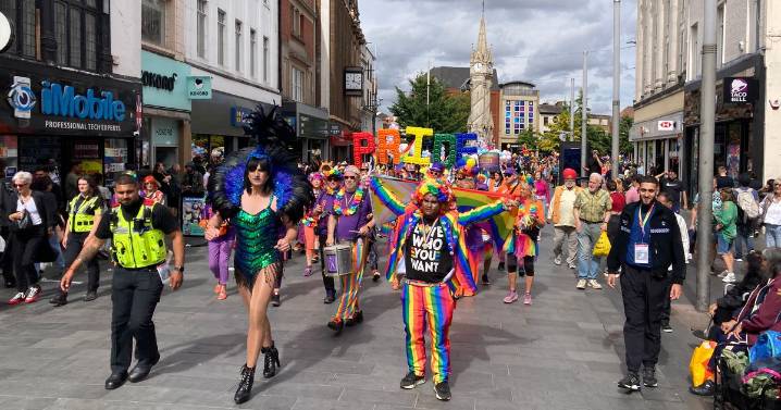 Pictures from today's Leicester Pride parade