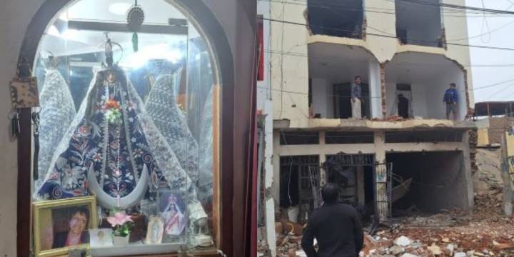 Milagro en Trujillo: urna de la Virgen de la Puerta quedó intacta luego de atentado criminal con explosivos