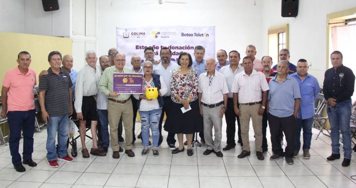 Subsecretaría de Movilidad recibe donativo de CTM Colima para el Teletón