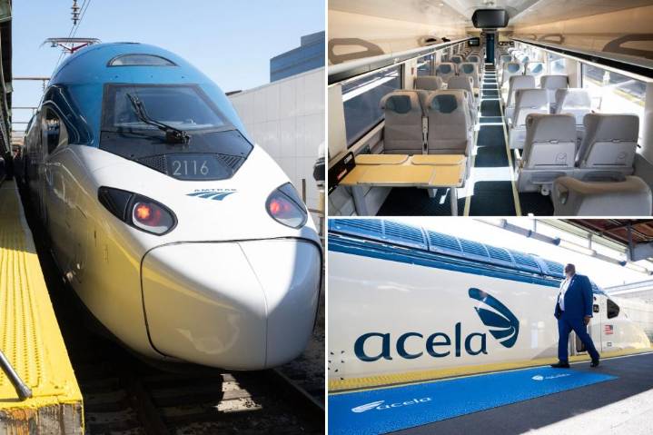 Amtrak unveils NextGen Acela — ‘premium ride’ trains that can travel at 160 mph
