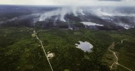 Long Lake wildfire: Progress ahead of Hurricane Erin