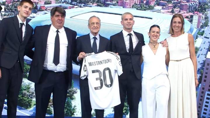 Sueño cumplido y elogio a Messi: Franco Mastantuono tuvo su esperada presentación en Real Madrid