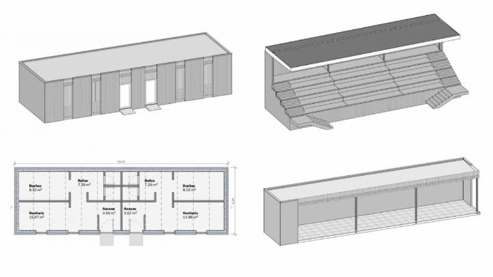 Vigo renovará los vestuarios de nueve campos de fútbol con instalaciones modulares y modernas