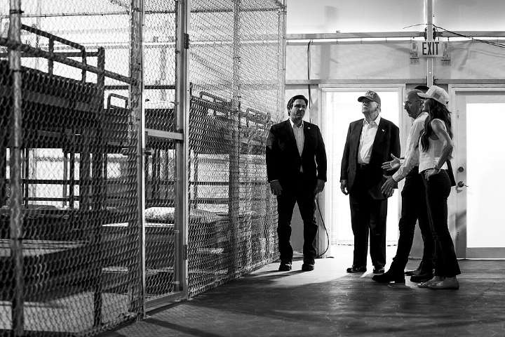 Federal judge halts construction at "Alligator Alcatraz" for 14 days while operations continue