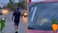 Hombre cachó a su mujer saliendo del motel con el Sancho y arma tremendo escándalo (VIDEO)