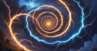 ¿Qué son los “relámpagos en espiral” o curvados?