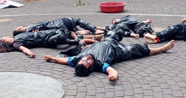 Le rindieron homenaje a la muerte con teatro en un municipio de Caldas: Actúe Pues