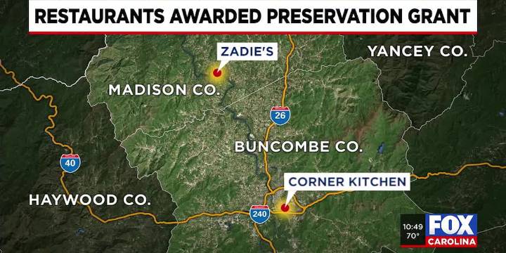 Preservation grant awarded to 2 western NC restaurants