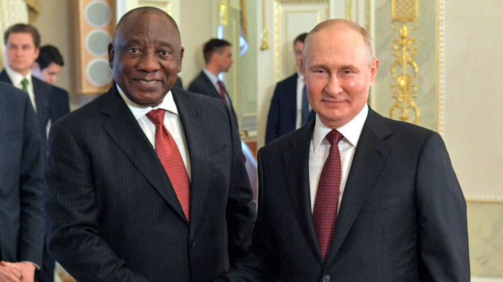 Putin expresa a presidente de Sudáfrica su «satisfacción» tras reunión con Trump