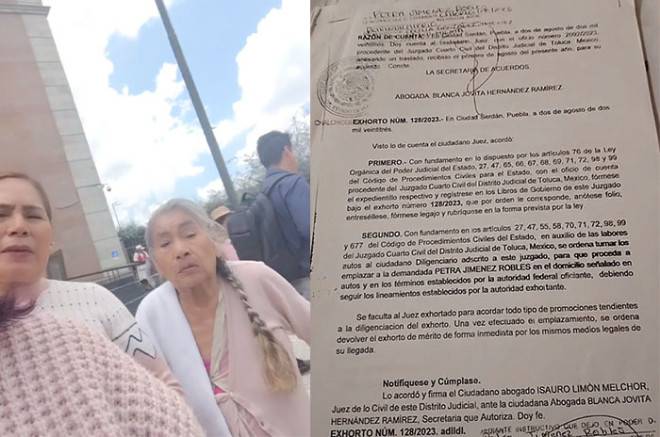 #Video: En pleno Día del Abuelo, abuelita denuncia intento de despojo por parte de su hija en #Edoméx