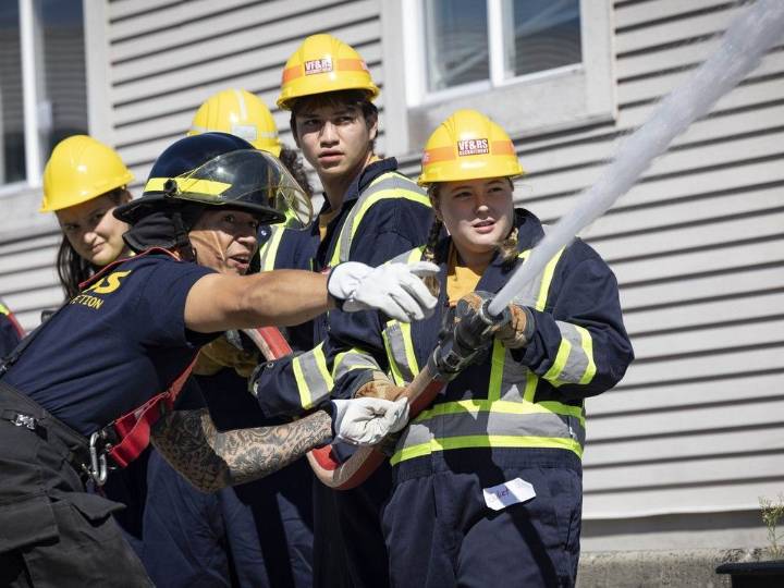 A day of thrills: Indigenous firefighter boot camp sparks interest in Vancouver Fire Rescue Services