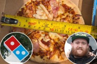 Outraged customer uses measuring tape to shame Domino's over stingy portions